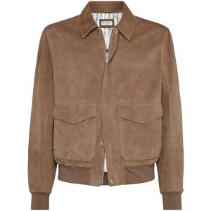 il_fullxfull.7388967031_2t50.jpg Brunello Cucinelli Aviator Suede Leather Jacket | Warm Brown Men's Outerwear